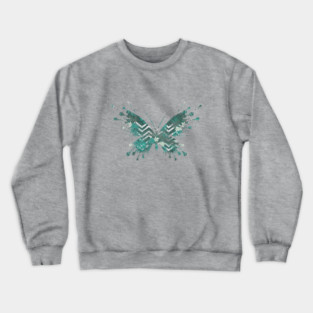 Butterfly Tropical Crewneck Sweatshirt