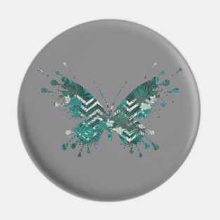 Butterfly Tropical Pin