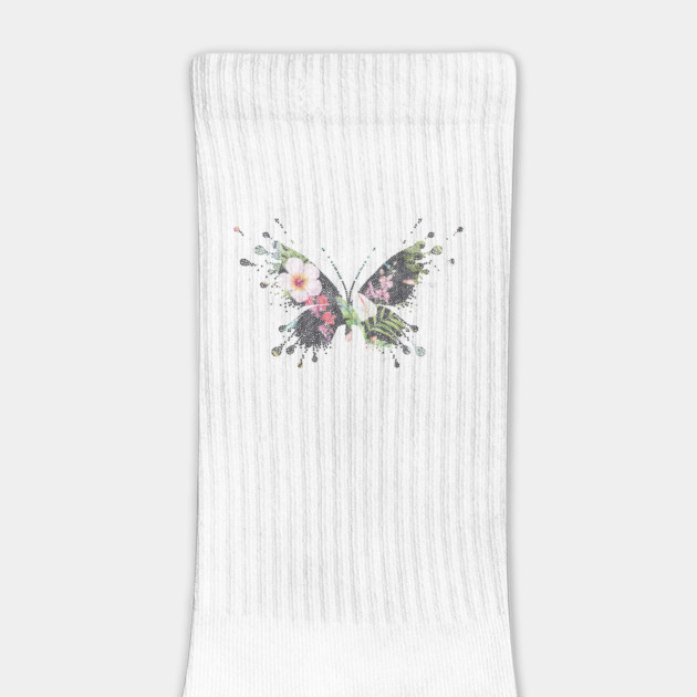 Tropical Butterfly Floral by logiamerch