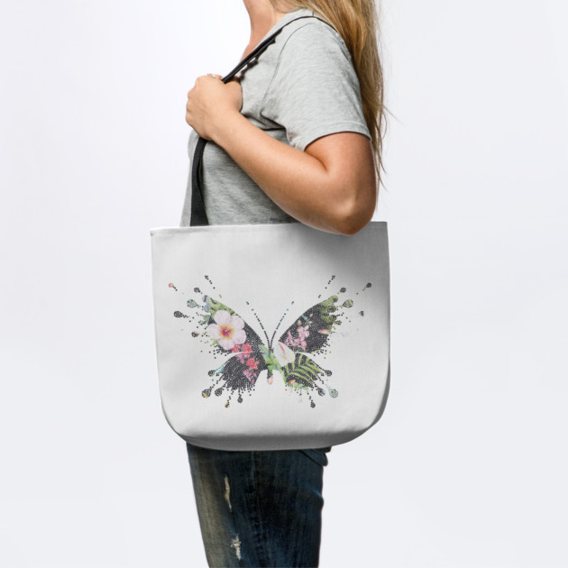 Tropical Butterfly Floral by logiamerch