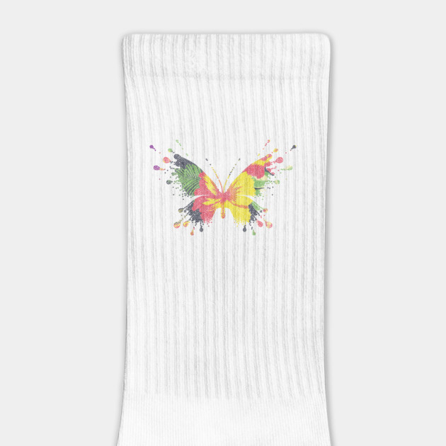 Colorful Tropical Butterfly Design by logiamerch