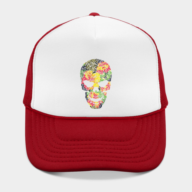 Tropical Floral Skull by logiamerch
