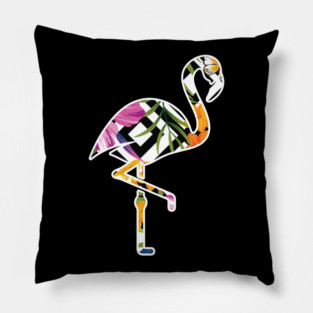 Tropical Flamingo Pillow