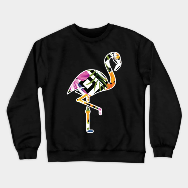 Tropical Flamingo Crewneck Sweatshirt by logiamerch