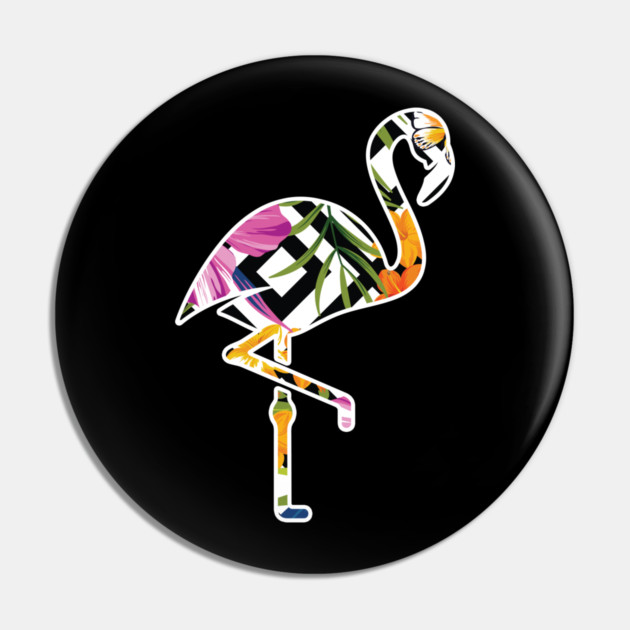 Tropical Flamingo Pin by logiamerch