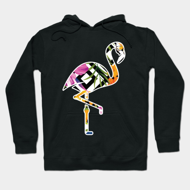 Tropical Flamingo Hoodie by logiamerch