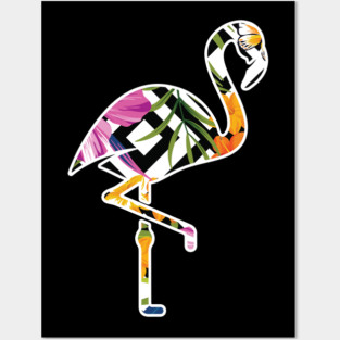 Tropical Flamingo Posters and Art