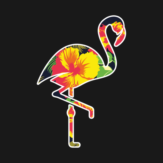 Tropical Flamingo Floral by logiamerch
