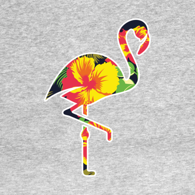 Tropical Flamingo Floral by logiamerch