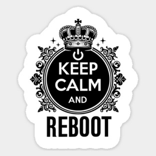 Keep Calm and Reboot Magnet