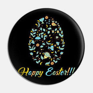 Happy Easter Pin