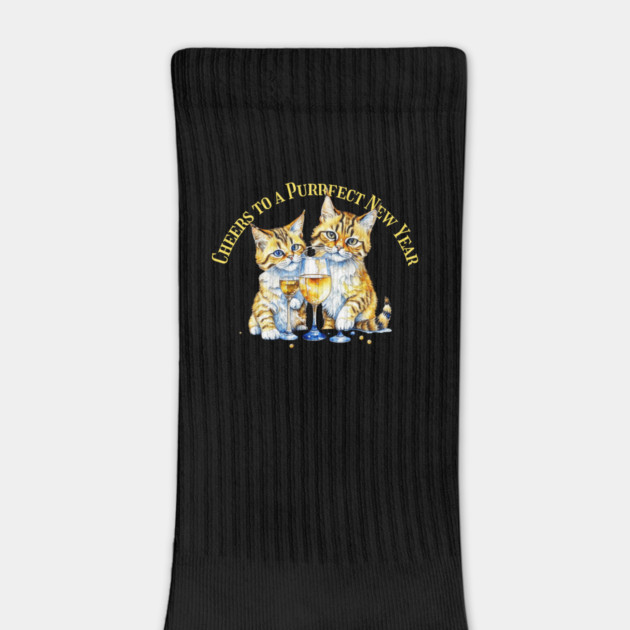 Purrfect New Year Cats by HolidayBug