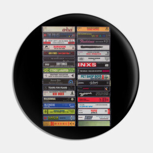 Classic cassette tape Pin
