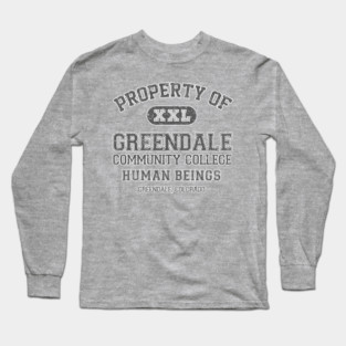 Property of Greendale Community College Long Sleeve T-Shirt