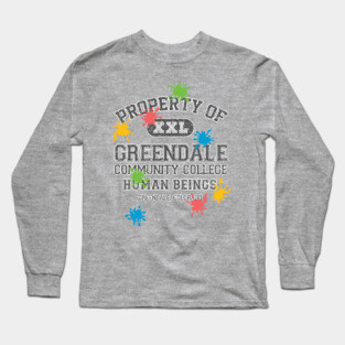 Property of Greendale Community College - Paintball Edition Long Sleeve T-Shirt