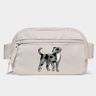 Dog - Catahoula Leopard Dog - Blue Leopard Bag