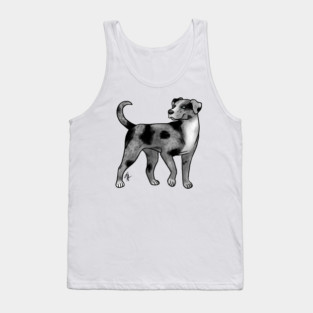 Dog - Catahoula Leopard Dog - Blue Leopard Tank Top