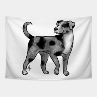 Dog - Catahoula Leopard Dog - Blue Leopard Tapestry