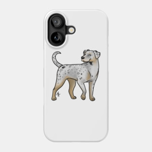 Dog - Catahoula Leopard Dog - White Leopard Phone Case