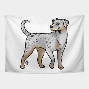 Dog - Catahoula Leopard Dog - White Leopard Tapestry