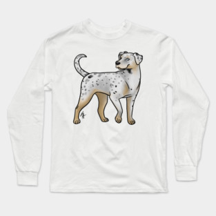 Dog - Catahoula Leopard Dog - White Leopard Long Sleeve T-Shirt