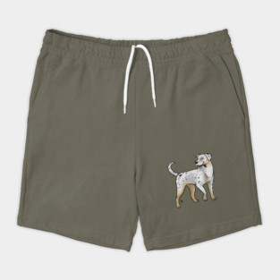 Dog - Catahoula Leopard Dog - White Leopard Shorts