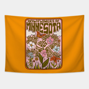 Minnesota Wildflowers Tapestry