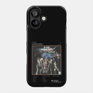 Dr. John - Locked Down Tracklist Album Phone Case