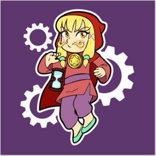 Mustache'd Girl Posters and Art