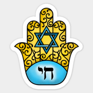 Hamsa Chai Magnet