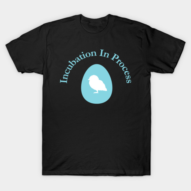 Incubation In Process, Pregnancy Announcement, Funny, Cute< Gender Reveal Design T-Shirt by BirdsnStuff