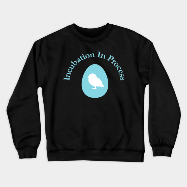 Incubation In Process, Pregnancy Announcement, Funny, Cute< Gender Reveal Design Crewneck Sweatshirt by BirdsnStuff