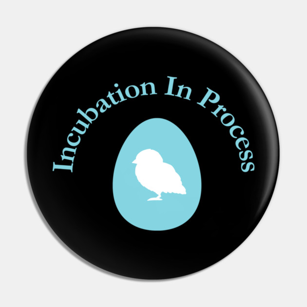 Incubation In Process, Pregnancy Announcement, Funny, Cute< Gender Reveal Design Pin by BirdsnStuff