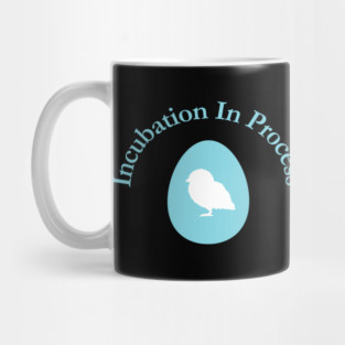 Incubation In Process, Pregnancy Announcement, Funny, Cute< Gender Reveal Design Mug