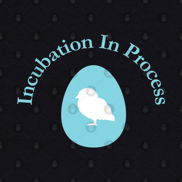 Incubation In Process, Pregnancy Announcement, Funny, Cute< Gender Reveal Design by BirdsnStuff