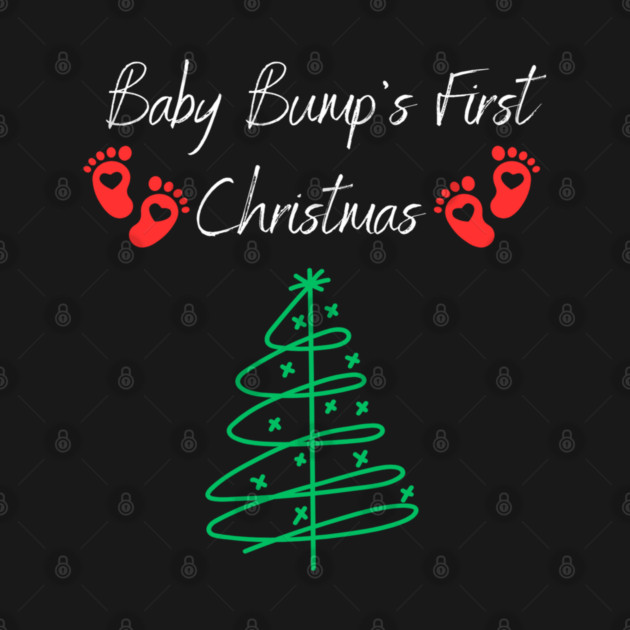 Baby Bumps First Christmas, Baby Announcement Design by BirdsnStuff