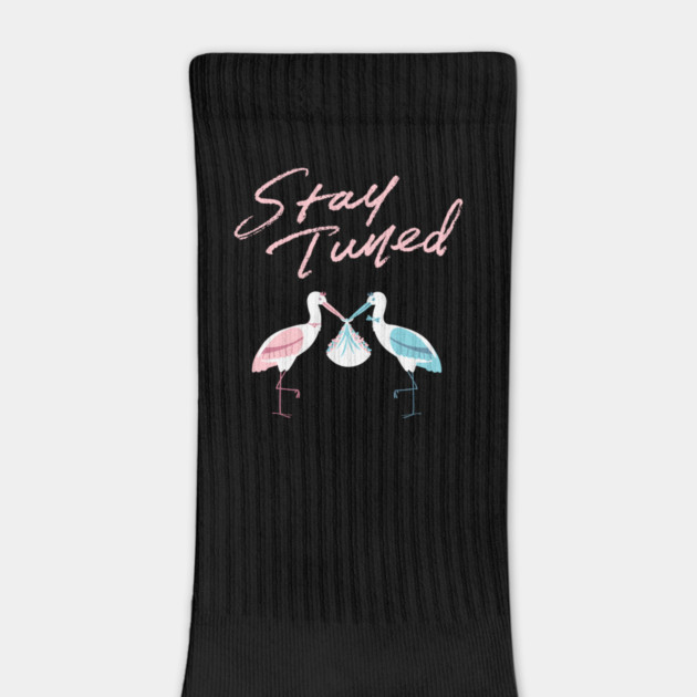 Mother's To Be, New Moms, Baby Announcement Cute, Storks, Stay Tuned  Design by BirdsnStuff