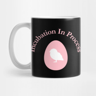 Incubation In Process, Pregnancy Announcement, Funny, Cute< Gender Reveal Design Mug
