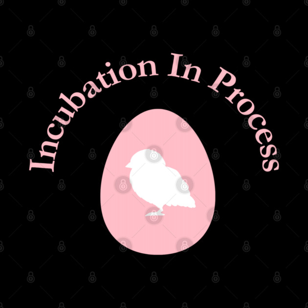 Incubation In Process, Pregnancy Announcement, Funny, Cute< Gender Reveal Design by BirdsnStuff