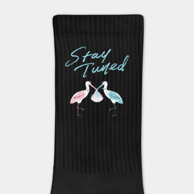 Mother's To Be, New Moms, Baby Announcement Cute, Storks, Stay Tuned  Design by BirdsnStuff