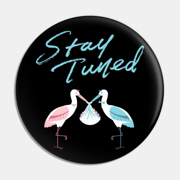 Mother's To Be, New Moms, Baby Announcement Cute, Storks, Stay Tuned  Design Pin by BirdsnStuff