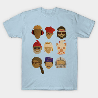 Wes Anderson Hats T-Shirt