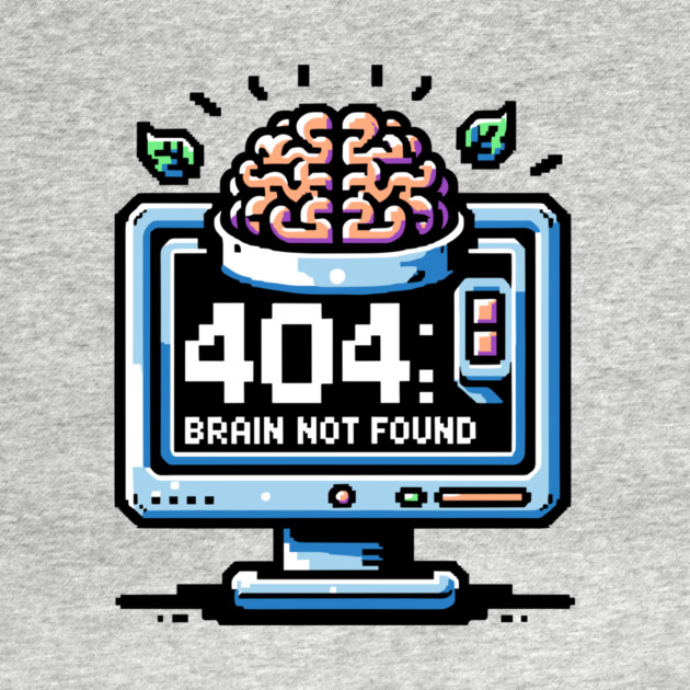 Error 404 Brain Not Found by Frank Ring