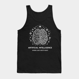 Artificial Intelligence Where Logic Meets Magic Tank Top