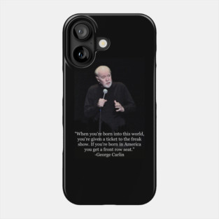 George Carlin fan art Phone Case