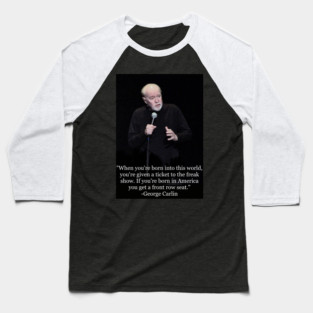 George Carlin fan art Baseball T-Shirt