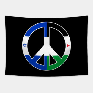 Peace and Love Symbol Tapestry
