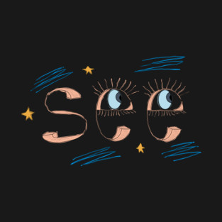 See Doodle Word T-Shirt