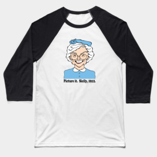 GOLDEN GIRLS SOPHIA PETRILLO FAN ART Baseball T-Shirt