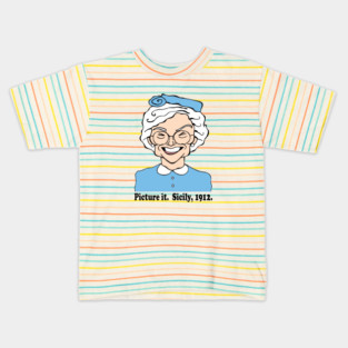 GOLDEN GIRLS SOPHIA PETRILLO FAN ART Kids T-Shirt